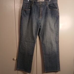 Men's Cutter & Buck 38x30 Relaxed Fit Jeans - Blue (0598A3)